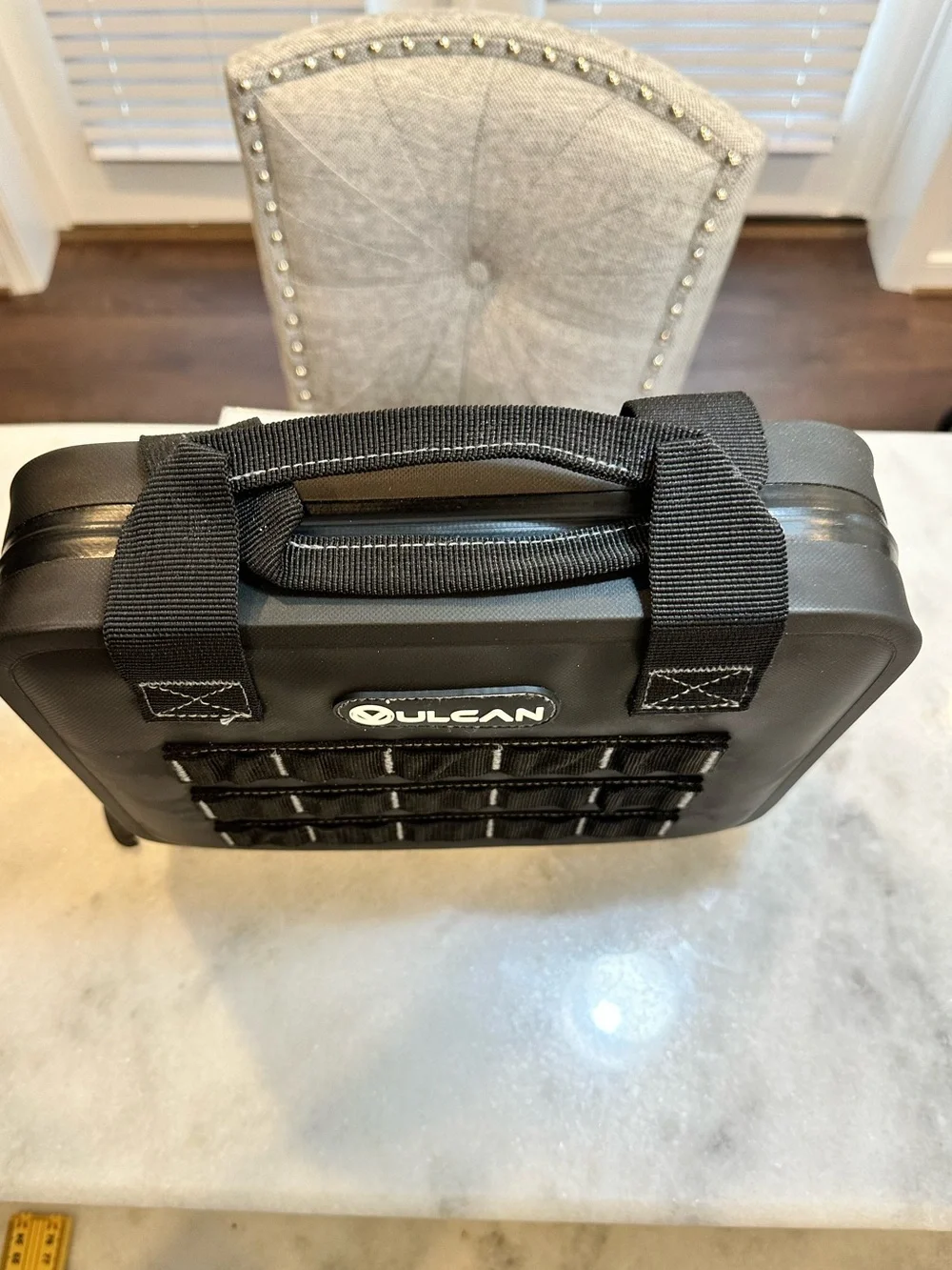 Vulcan Arms Black WeatherLock Pistol Case w/ Waterproof Zippers & MOLLE Webbing